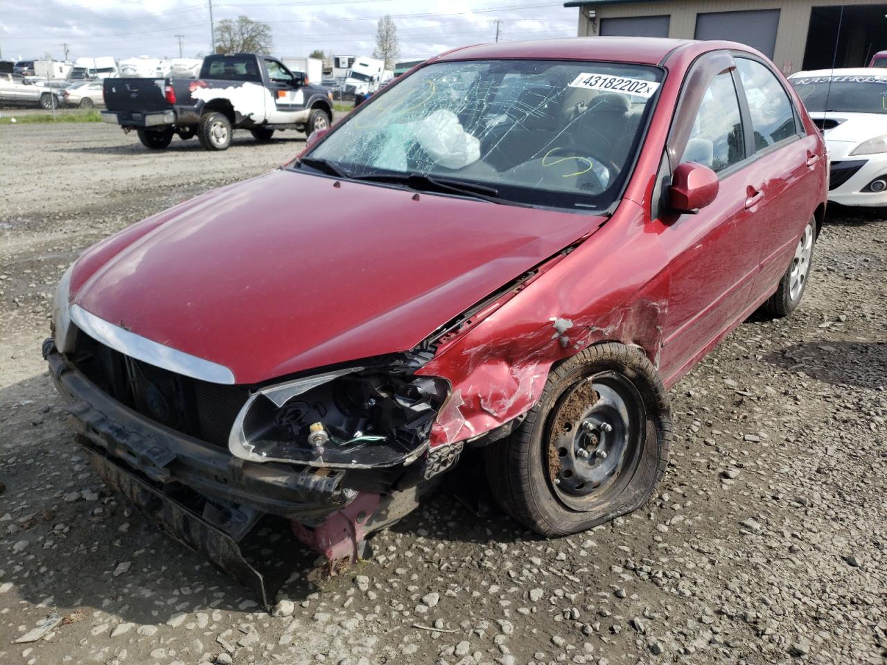 Photo 2 from auction – 2009 KIA SPECTRA EX with VIN KNAFE222495668581