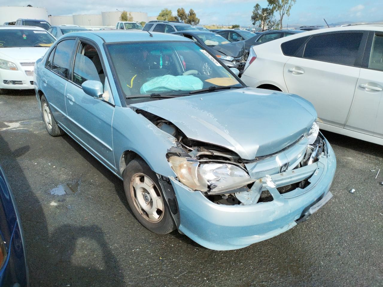 Photo 1 from auction – 2005 HONDA CIVIC HYBR with VIN JHMES95615S009480
