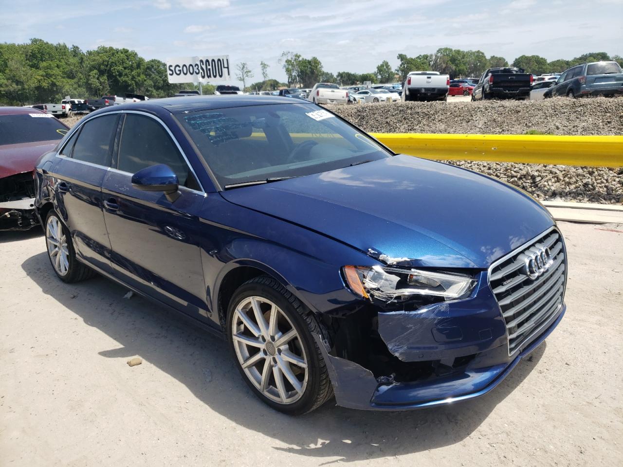 AUDI UK 2015 with VIN WAUBFGFF0F1125432 - Photo from auction