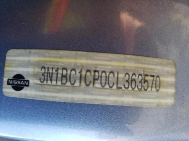 Photo 10 from auction – 2012 NISSAN VERSA S with VIN 3N1BC1CP0CL363570