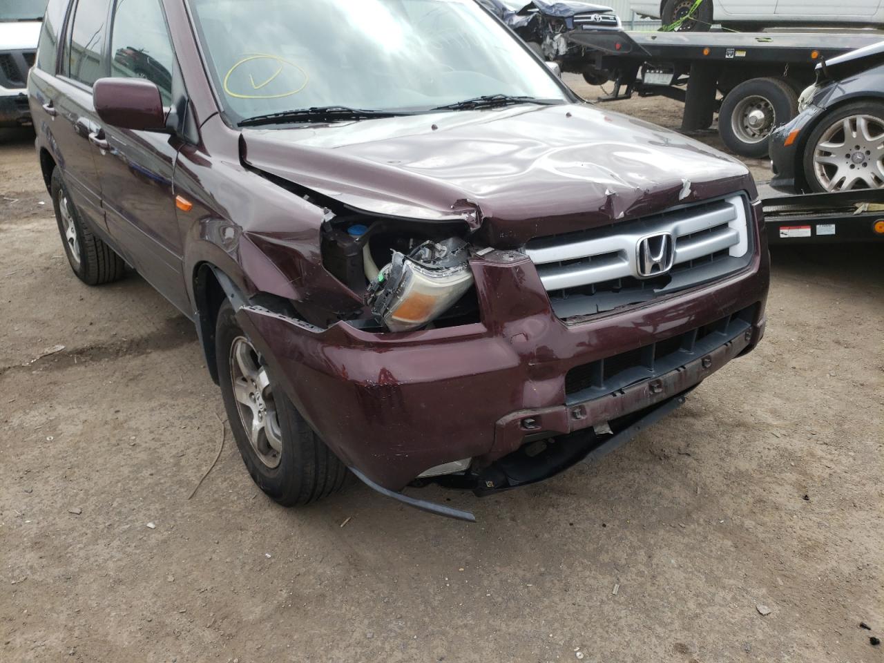 Photo 9 from auction – 2007 HONDA PILOT EXL with VIN 5FNYF28767B013023