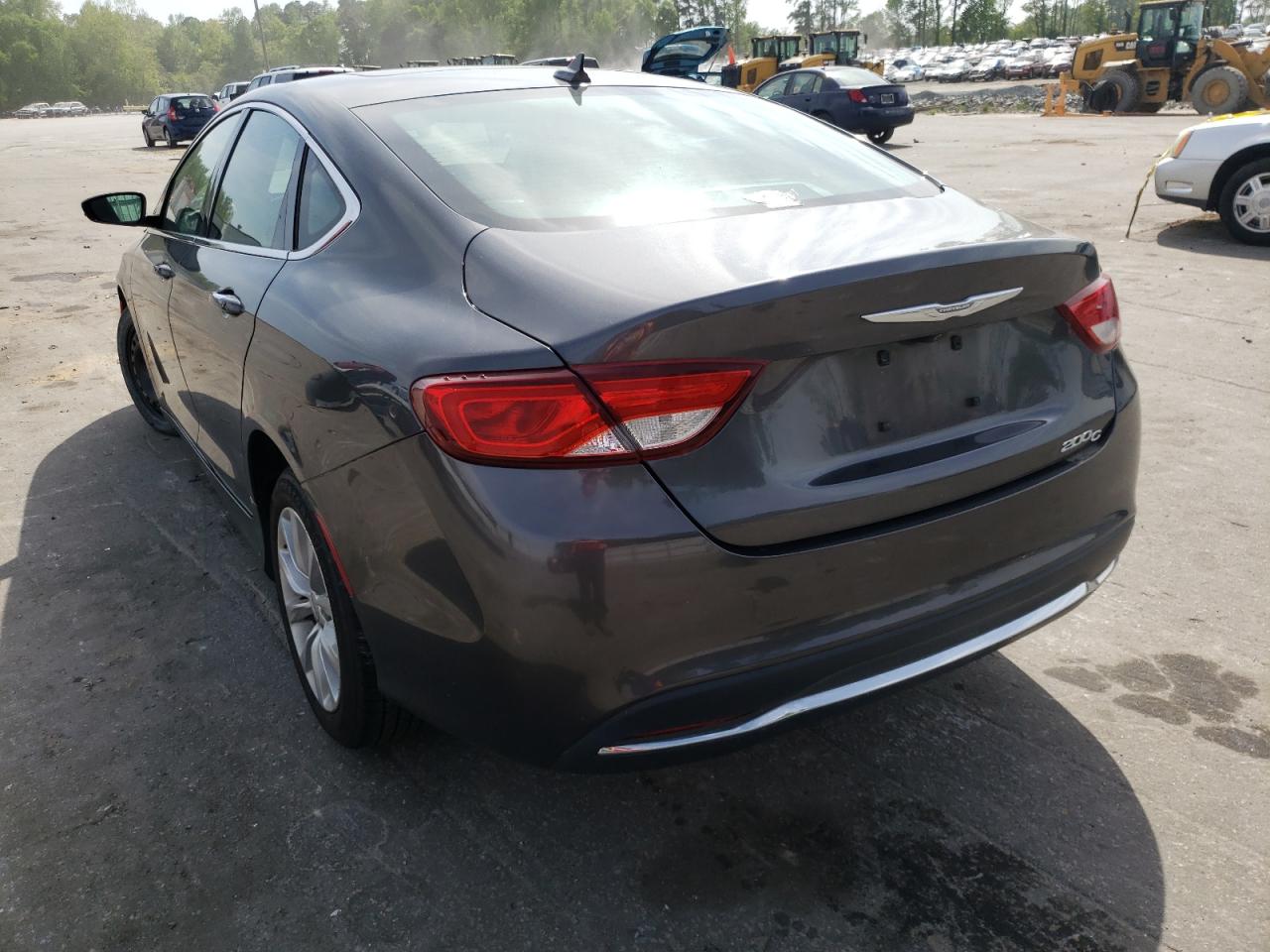 Photo 3 from auction – 2015 CHRYSLER 200 C with VIN 1C3CCCCB7FN509330