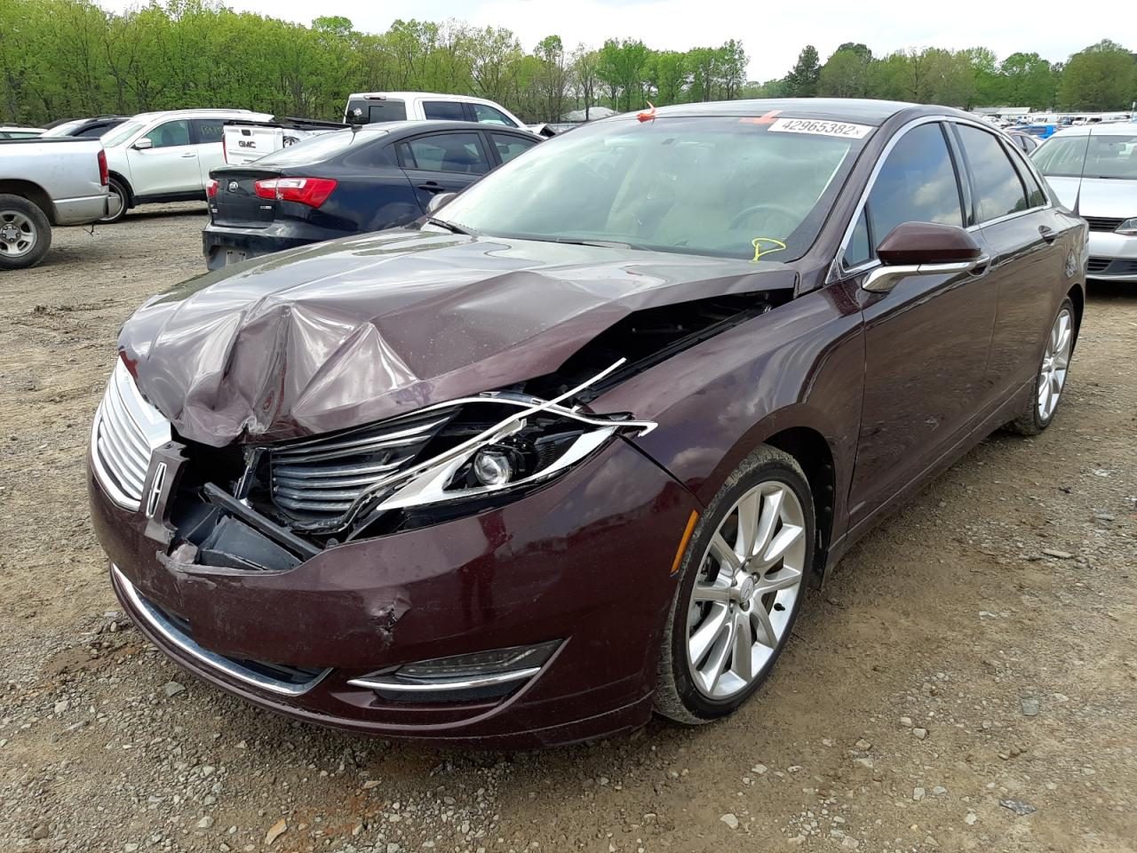 Photo 2 from auction – 2013 LINCOLN MKZ with VIN 3LN6L2G96DR814883
