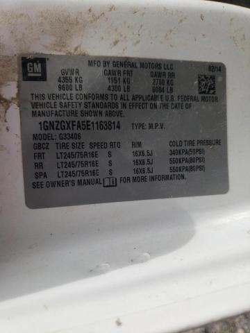 Photo 10 from auction – 2014 CHEVROLET EXPRESS G3 with VIN 1GNZGXFA5E1163814