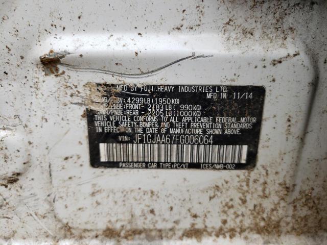 Photo 10 from auction – 2015 SUBARU IMPREZA with VIN JF1GJAA67FG006064