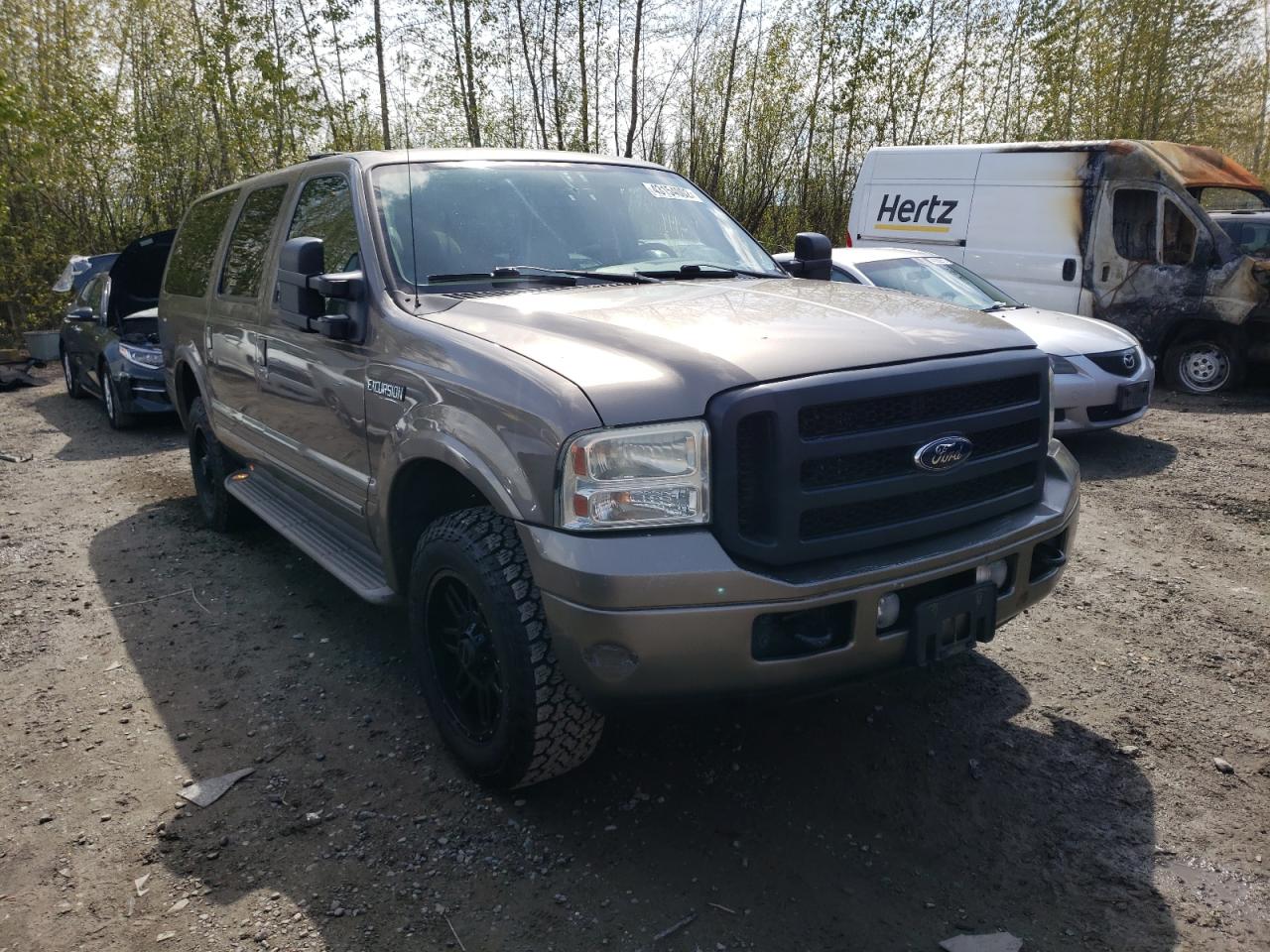 FORD EXCURSION 2005 with VIN 1FMNU43S75ED43294 - Photo from auction