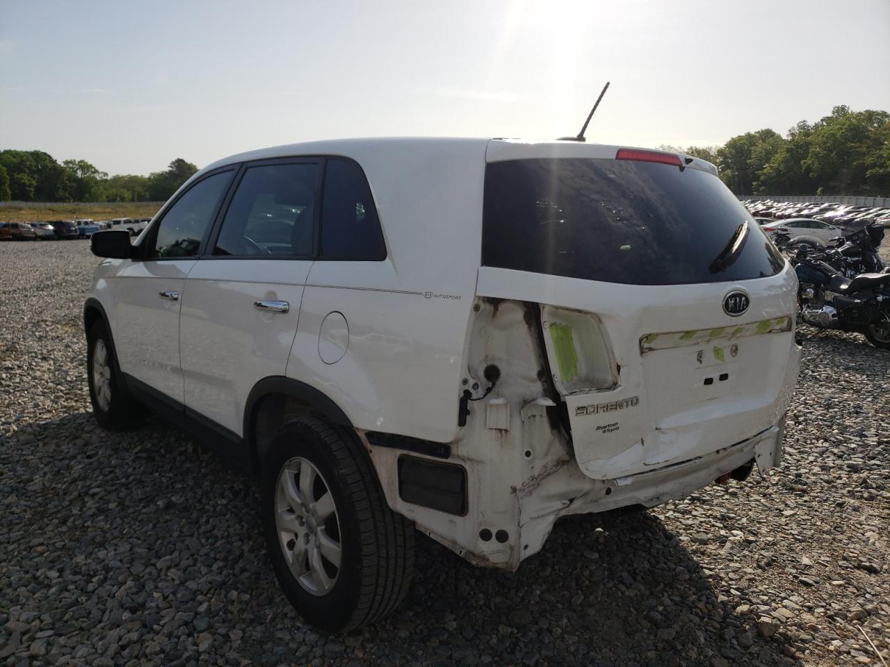 Photo 3 from auction – 2012 KIA SORENTO BA with VIN 5XYKT4A16CG290239