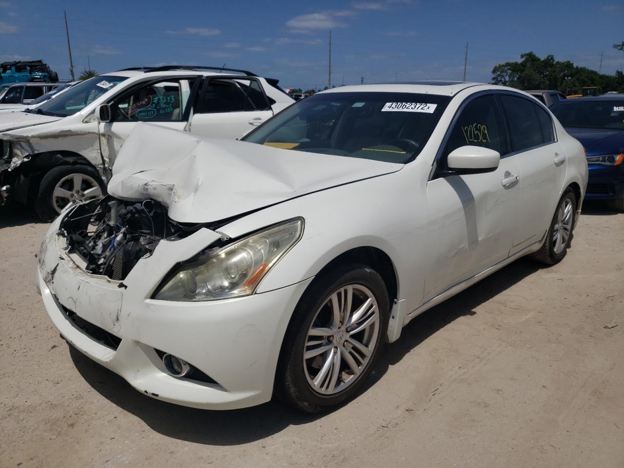 Photo 2 from auction – 2012 INFINITI G37 BASE with VIN JN1CV6AP2CM936070