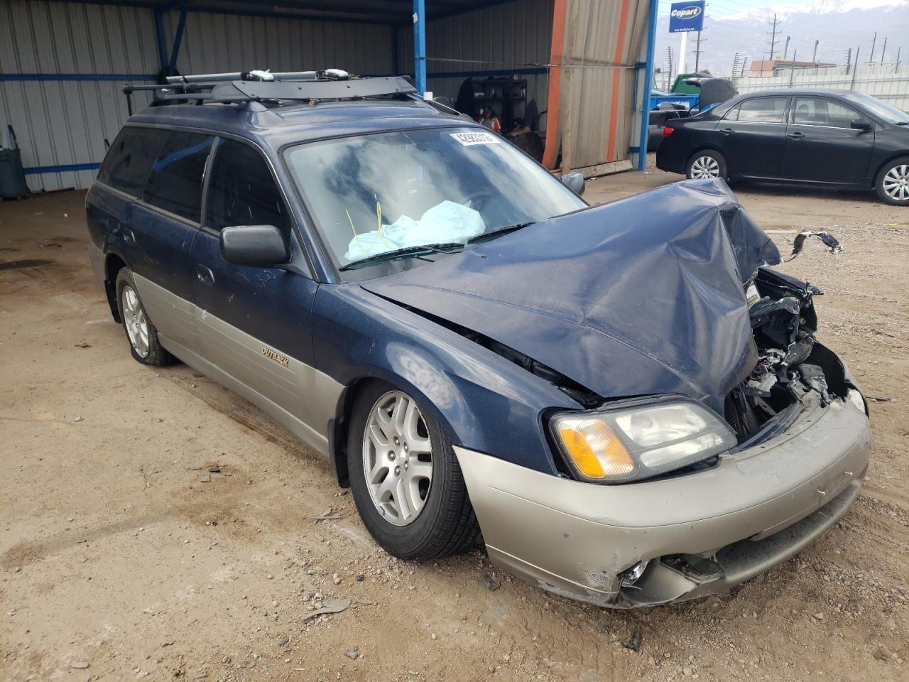 SUBARU LEGACY OUT 2000 with VIN 4S3BH6659Y7602468 - Photo from auction