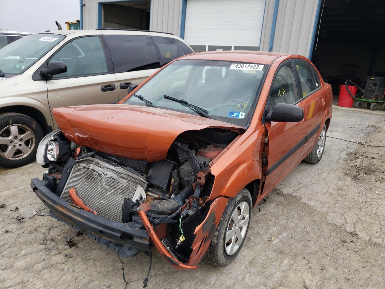 Photo 2 from auction – 2008 KIA RIO BASE with VIN KNADE123486382815
