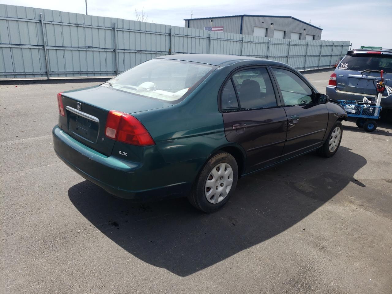 Photo 4 from auction – 2002 HONDA CIVIC LX with VIN 2HGES16562H602314