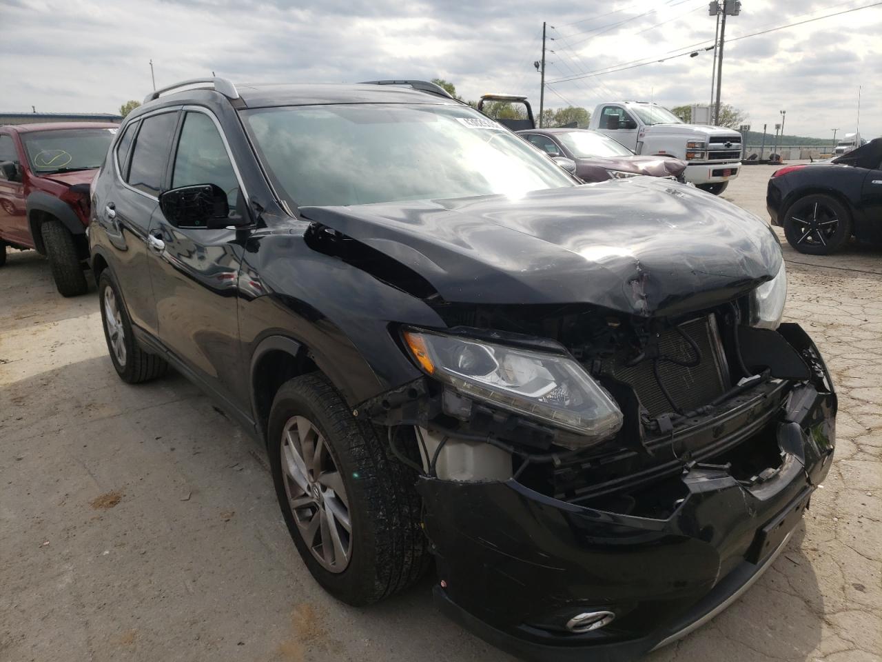 NISSAN ROGUE S 2015 with VIN 5N1AT2MV6FC924975 - Photo from auction
