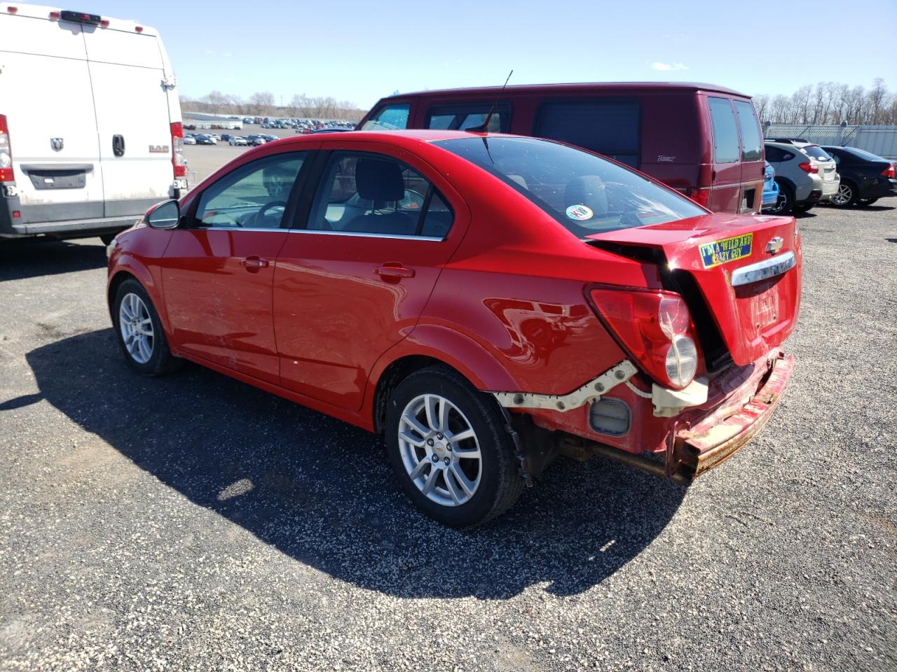 Photo 3 from auction – 2012 CHEVROLET SONIC LT with VIN 1G1JC5SH1C4103025