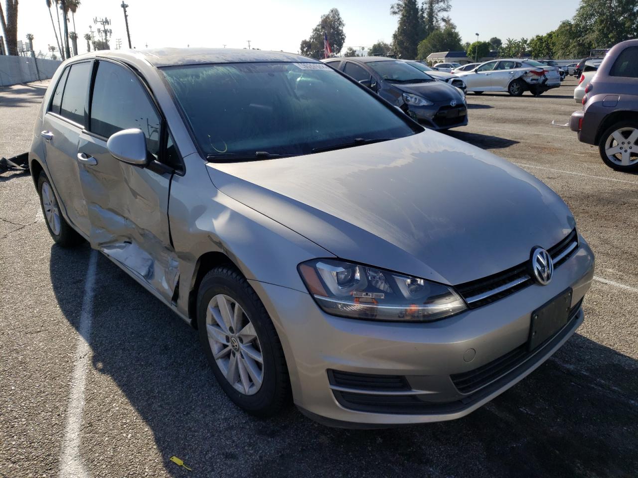 VOLKSWAGEN GOLF 2015 with VIN 3VW217AU3FM040009 - Photo from auction