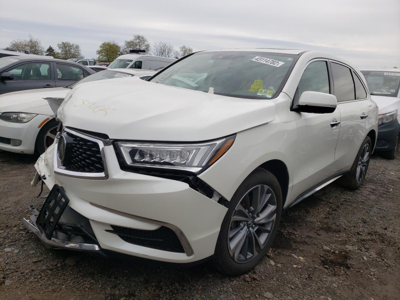 Photo 2 from auction – 2017 ACURA MDX TECHNO with VIN 5FRYD4H57HB011555
