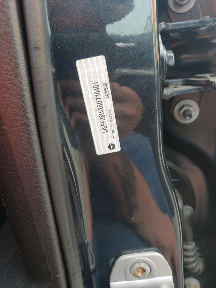 Photo 10 from auction – 2008 JEEP PATRIOT SP with VIN 1J8FF28W28D710401