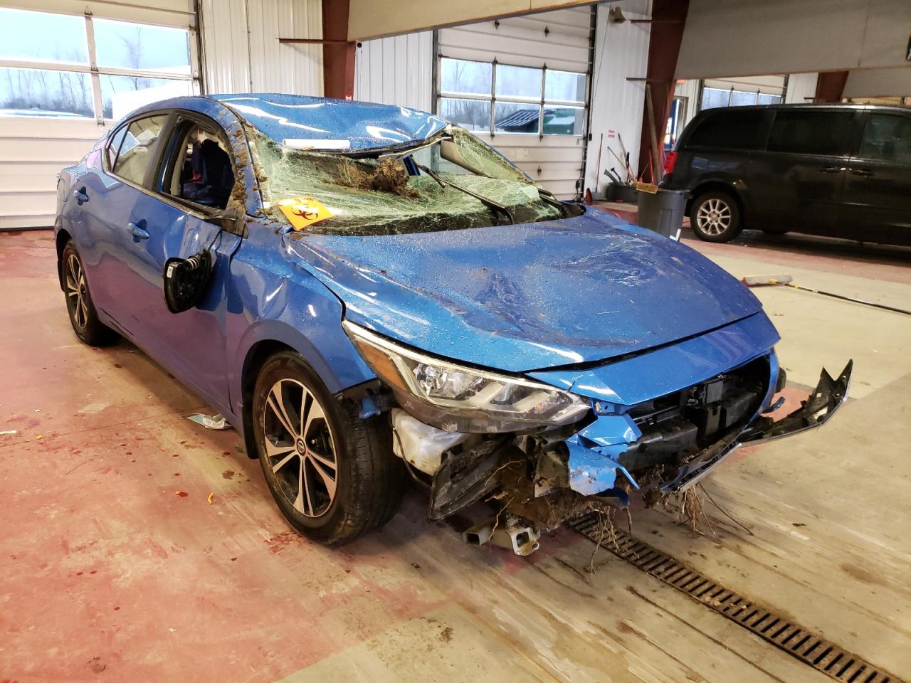 NISSAN SENTRA 2022 with VIN 3N1AB8CV2NY222740 - Photo from auction