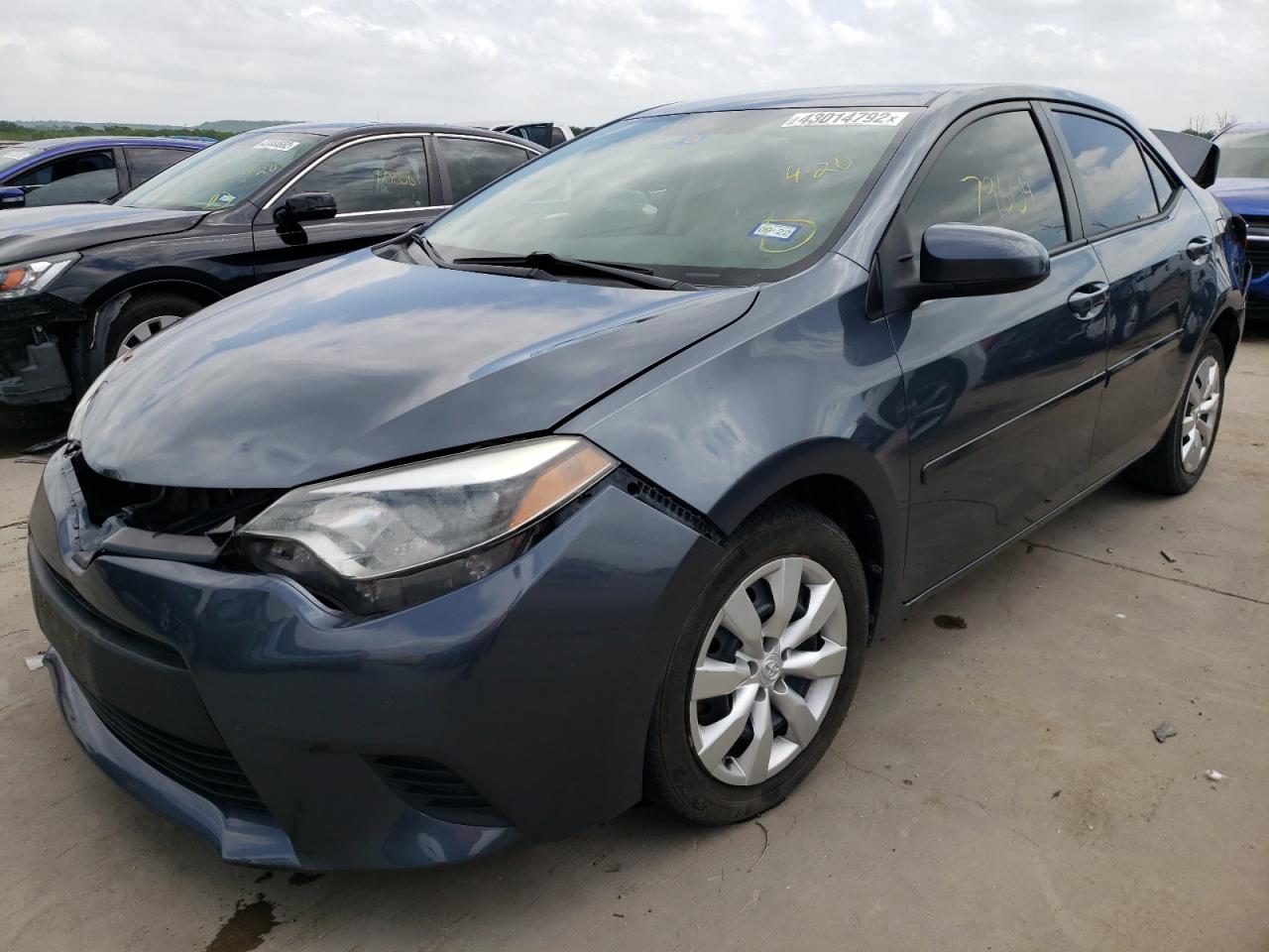 Photo 2 from auction – 2014 TOYOTA COROLLA L with VIN 2T1BURHE0EC136045