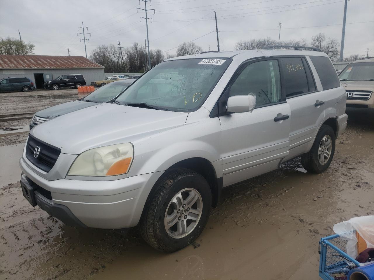 Photo 2 from auction – 2005 HONDA PILOT EXL with VIN 2HKYF18725H542364