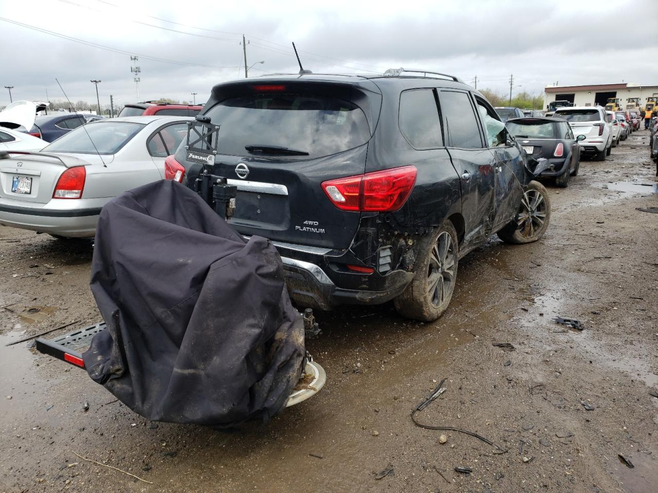Photo 4 from auction – 2017 NISSAN PATHFINDER with VIN 5N1DR2MM0HC690953