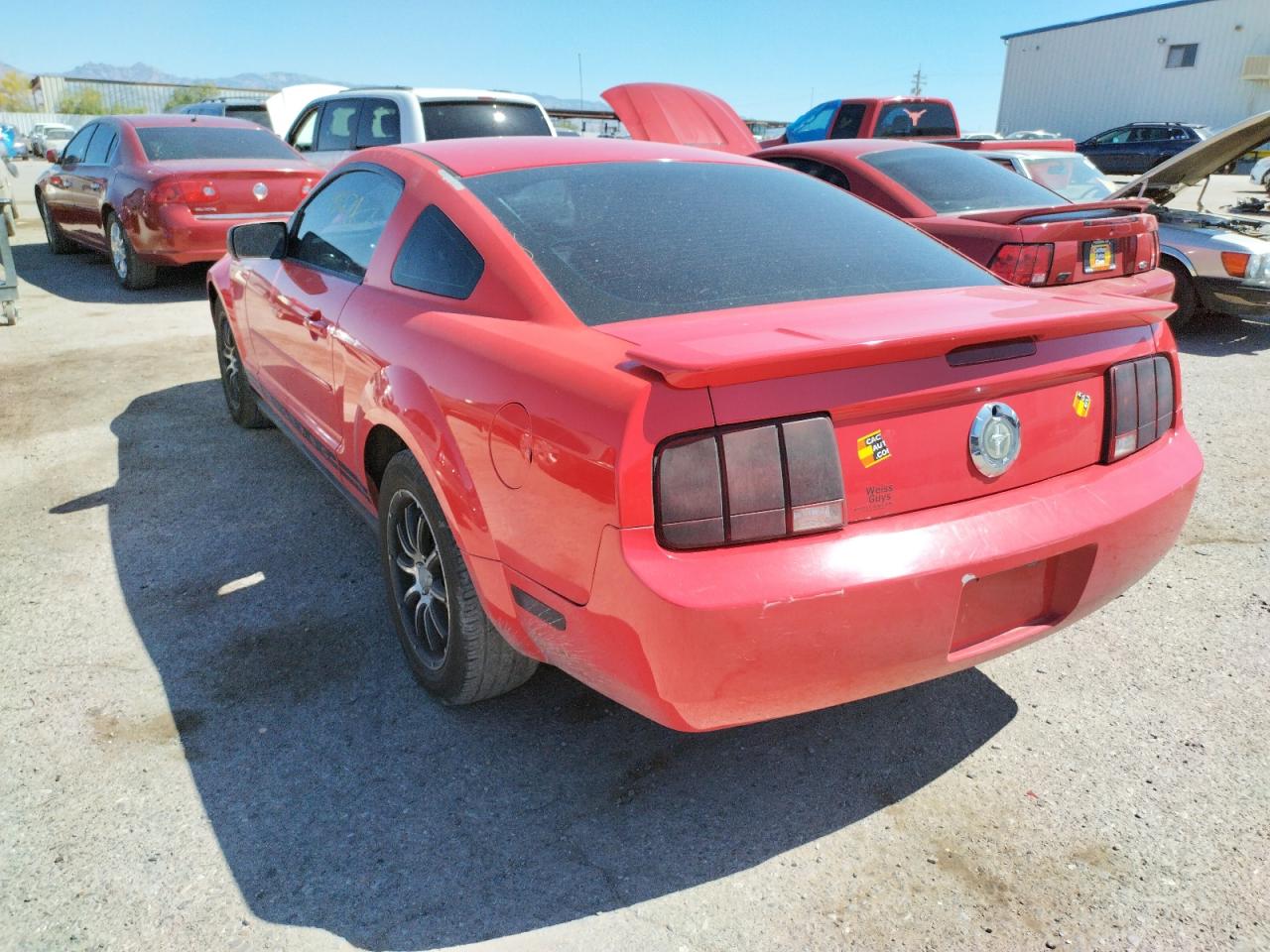 Photo 3 from auction – 2007 FORD MUSTANG with VIN 1ZVFT80N975211686
