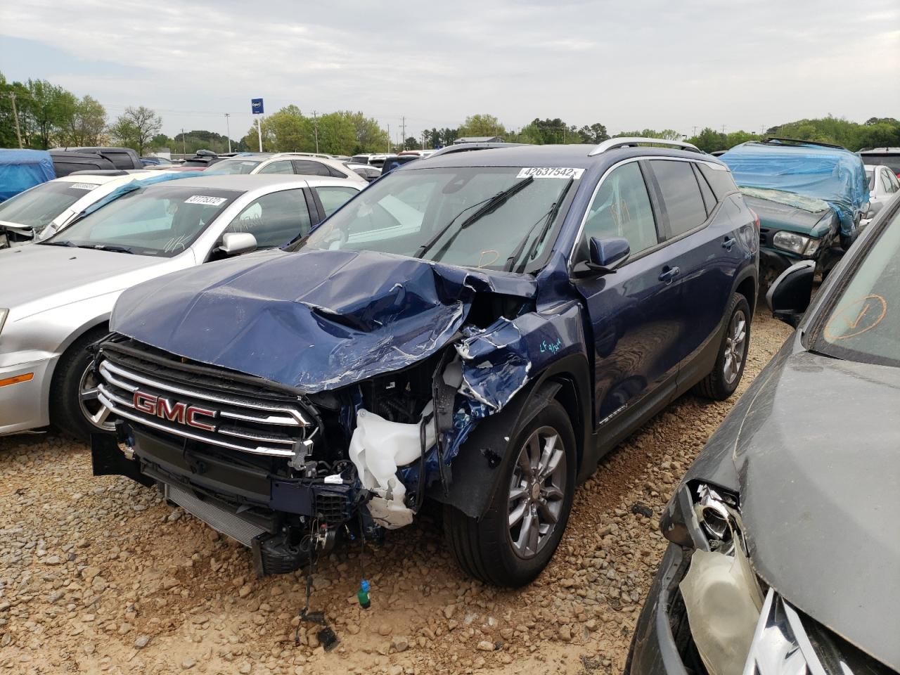 Photo 2 from auction – 2022 GMC TERRAIN SL with VIN 3GKALPEV8NL132396