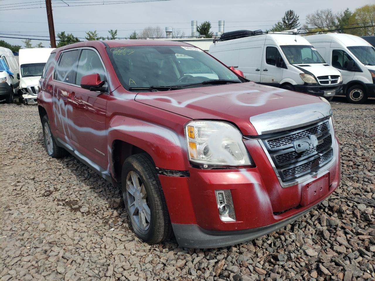 GMC TERRAIN SL 2013 with VIN 2GKALMEK6D6169843 - Photo from auction
