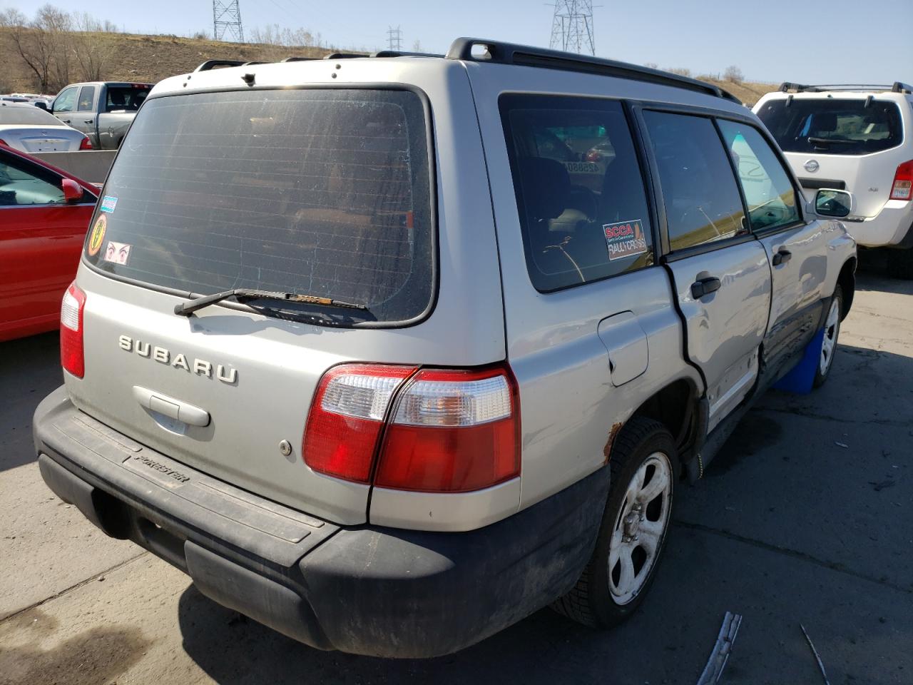 Photo 4 from auction – 2001 SUBARU FORESTER L with VIN JF1SF63581G738869