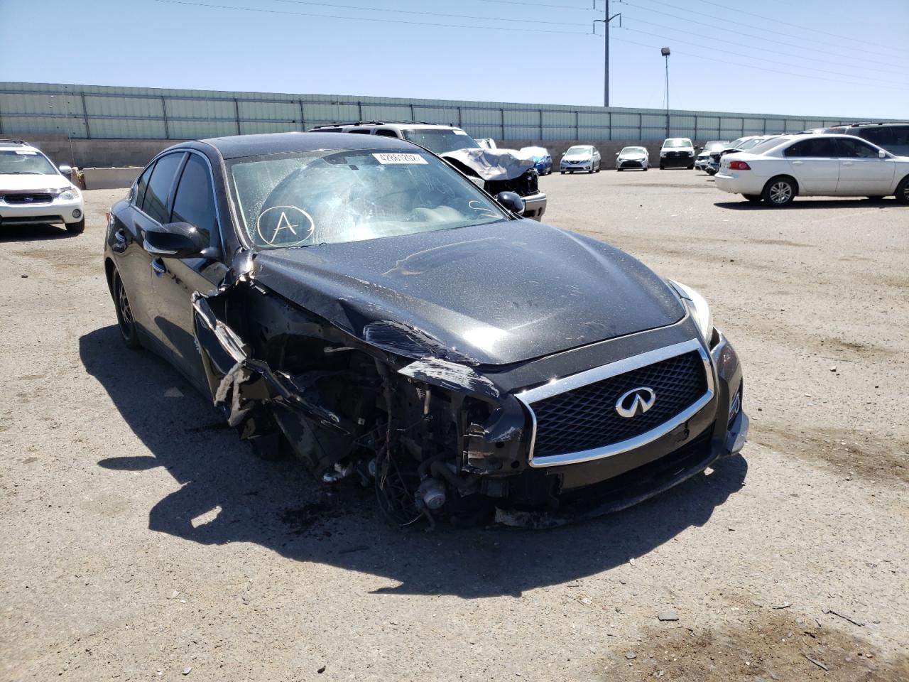 INFINITI Q50 PREMIU 2017 with VIN JN1EV7APXHM732901 - Photo from auction
