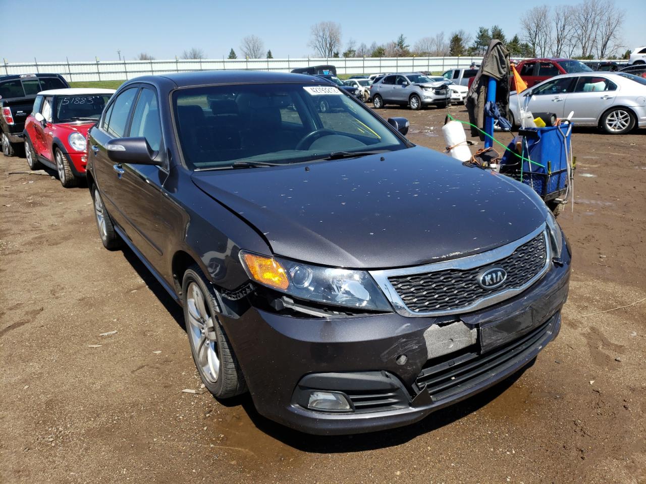 KIA OPTIMA EX 2010 with VIN KNAGH4A4XA5431558 - Photo from auction
