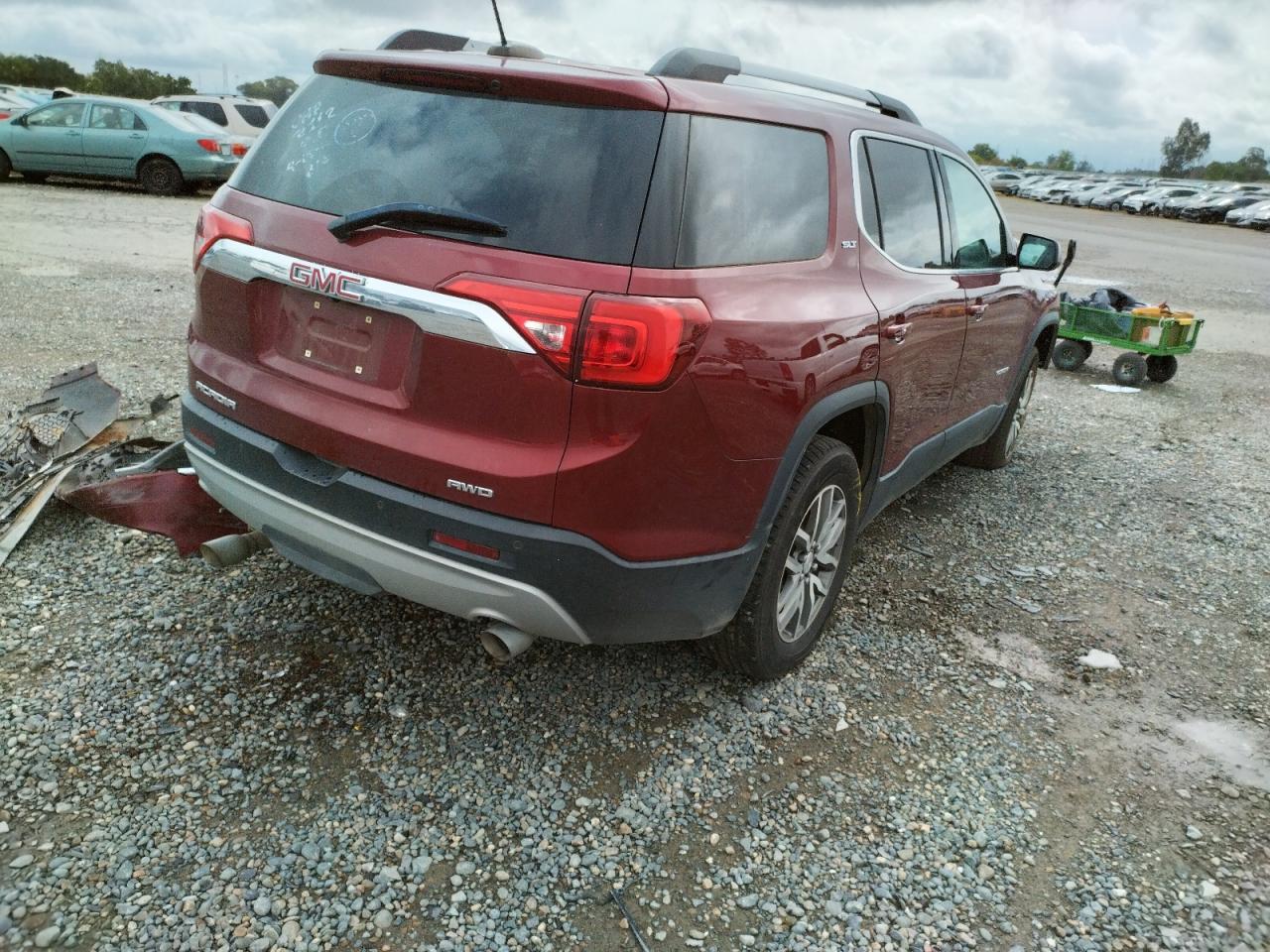 Photo 4 from auction – 2018 GMC ACADIA SLT with VIN 1GKKNULS3JZ235735