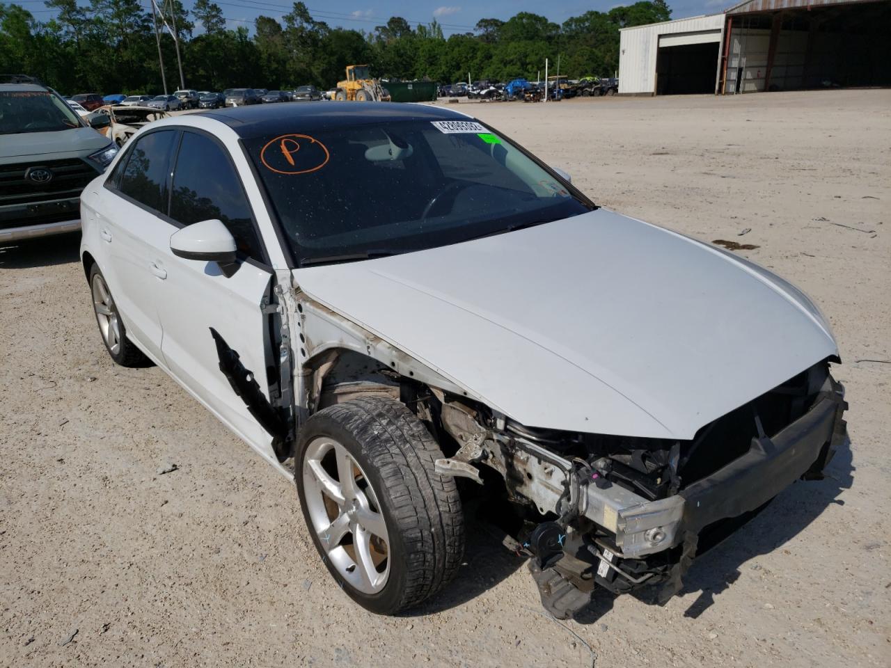 AUDI A3 PREMIUM 2015 with VIN WAUACGFF0F1112216 - Photo from auction