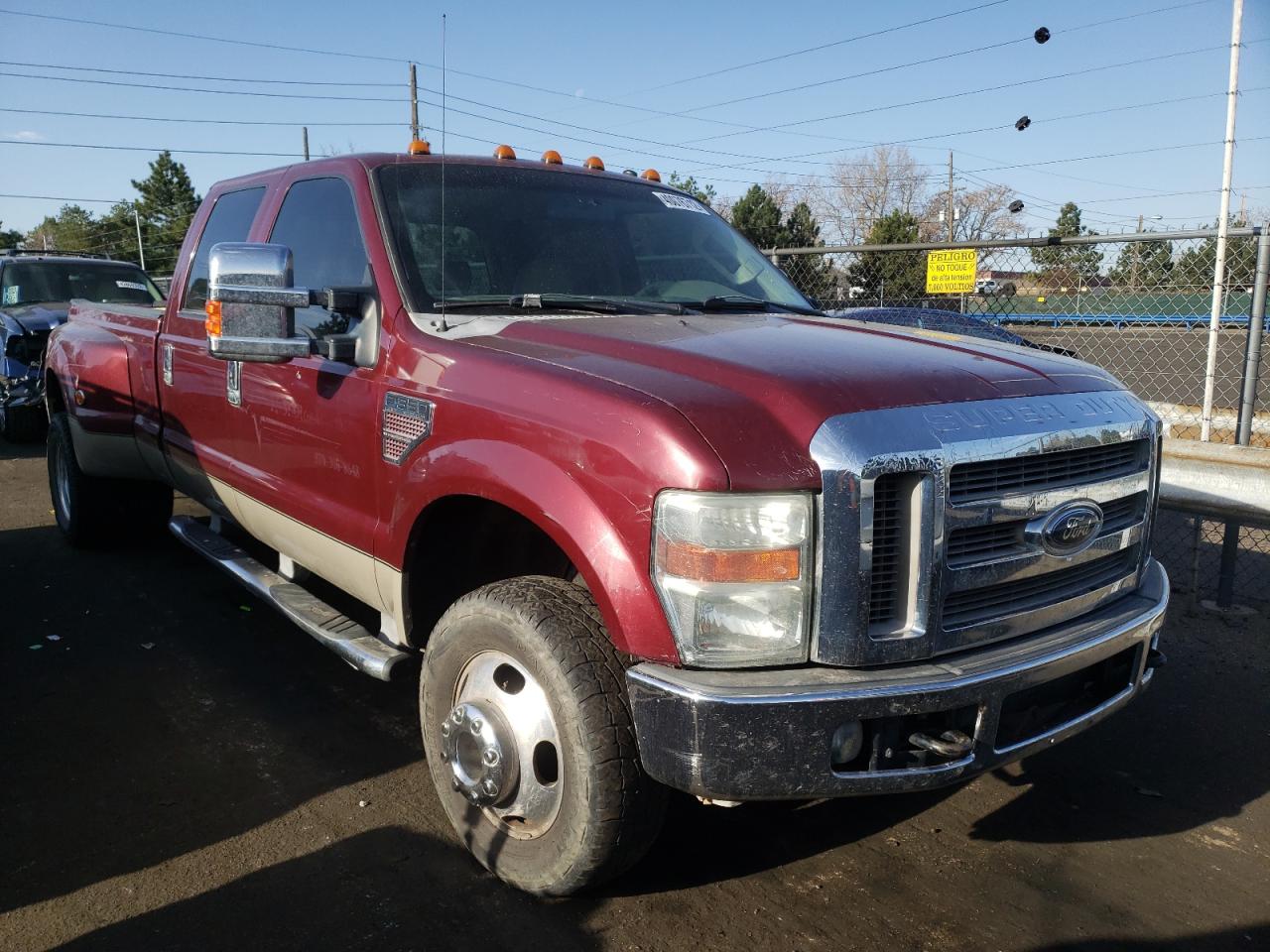 FORD F350 SUPER 2008 with VIN 1FTWW33RX8ED29243 - Photo from auction