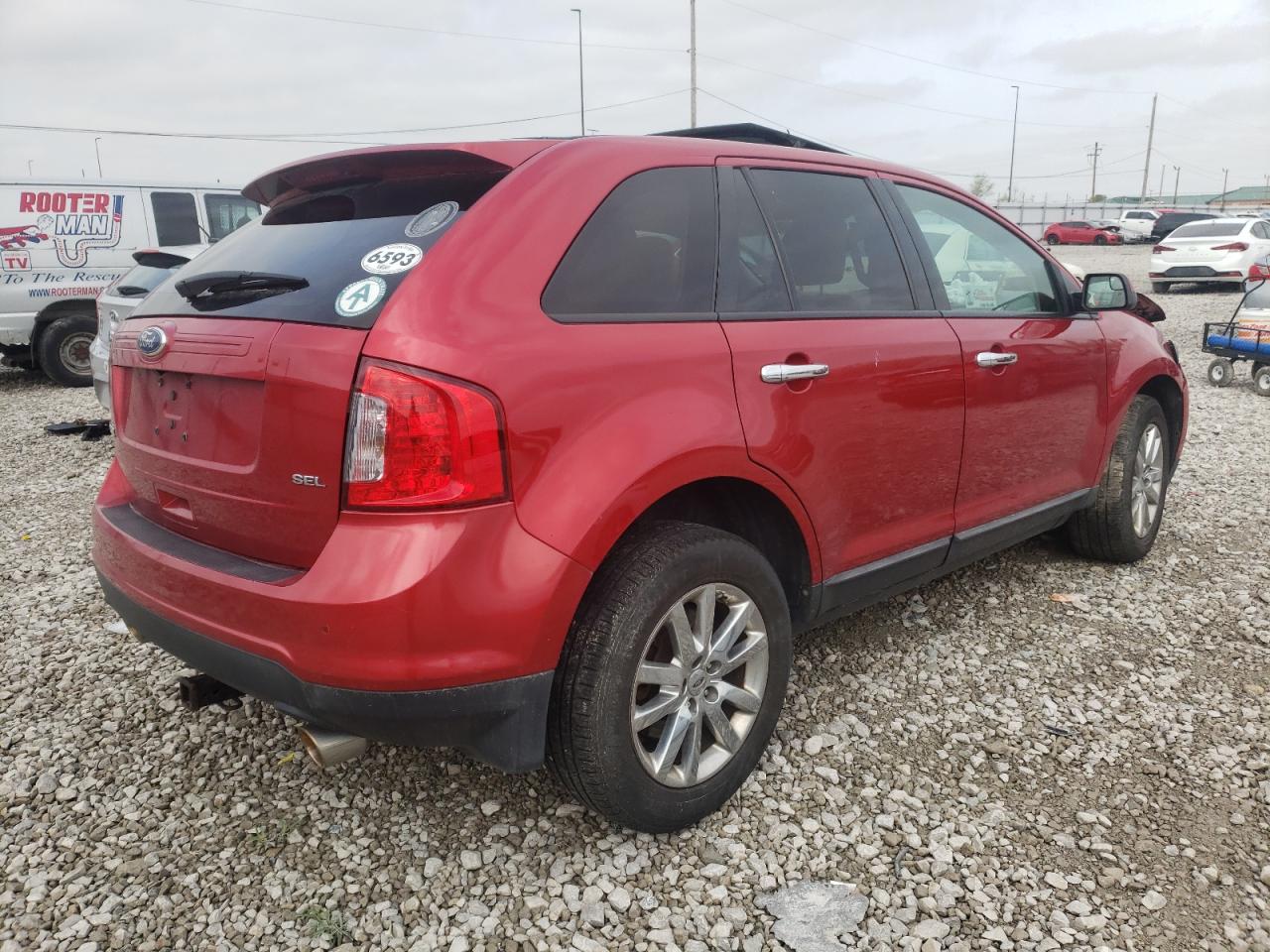 Photo 4 from auction – 2011 FORD EDGE SEL with VIN 2FMDK3JC8BBB25573