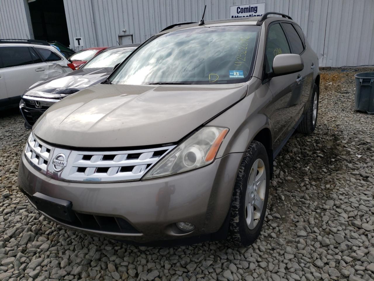 Photo 2 from auction – 2003 NISSAN MURANO with VIN JN8AZ08W83W222035