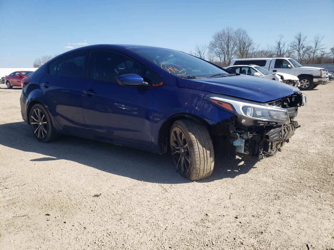 KIA FORTE LX 2017 with VIN 3KPFK4A7XHE082412 - Photo from auction