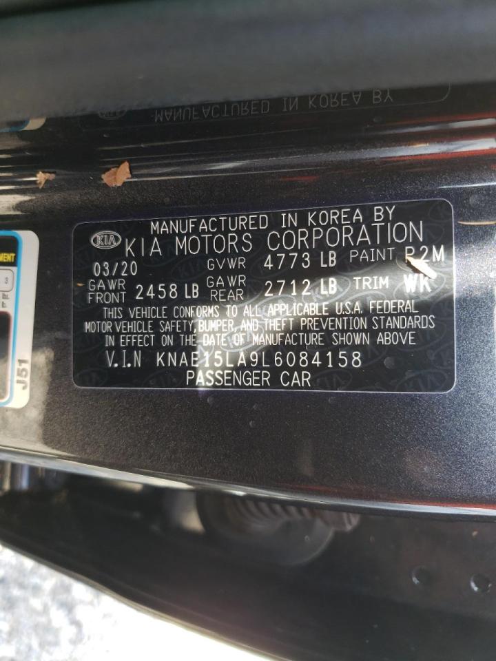 Photo 10 from auction – 2020 KIA STINGER with VIN KNAE15LA9L6084158