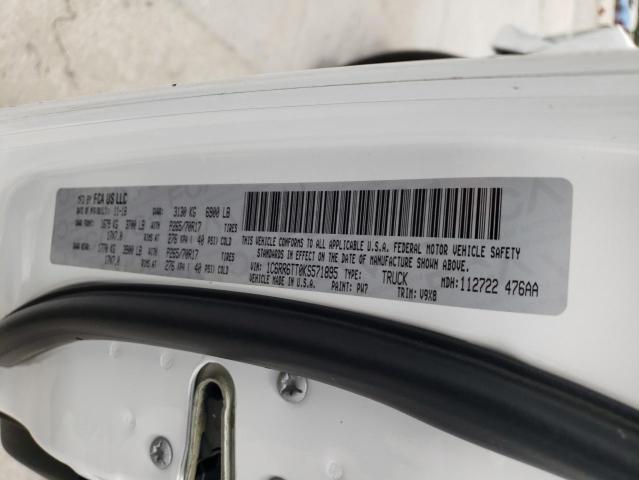 Photo 10 from auction – 2019 RAM 1500 CLASS with VIN 1C6RR6TT0KS571895