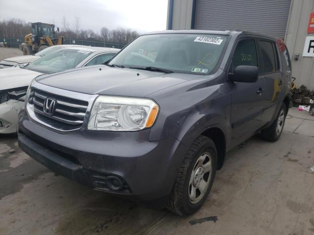 Photo 2 from auction – 2014 HONDA PILOT LX with VIN 5FNYF4H20EB018134