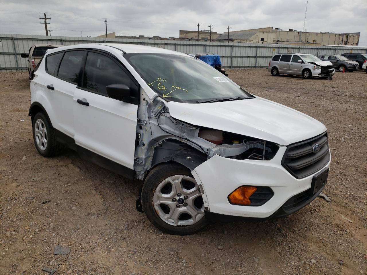 FORD ESCAPE S 2018 with VIN 1FMCU0F71JUD19998 - Photo from auction