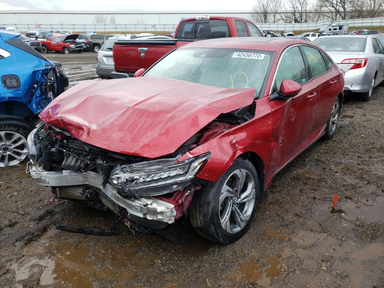 Photo 2 from auction – 2018 HONDA ACCORD EXL with VIN 1HGCV2F58JA016358