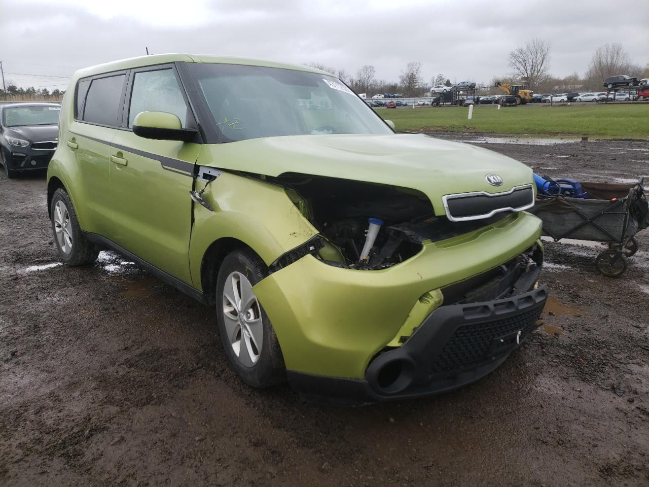 KIA SOUL 2014 with VIN KNDJN2A23E7732980 - Photo from auction