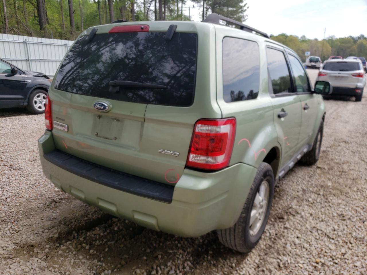 Photo 4 from auction – 2008 FORD ESCAPE XLT with VIN 1FMCU93178KB02806
