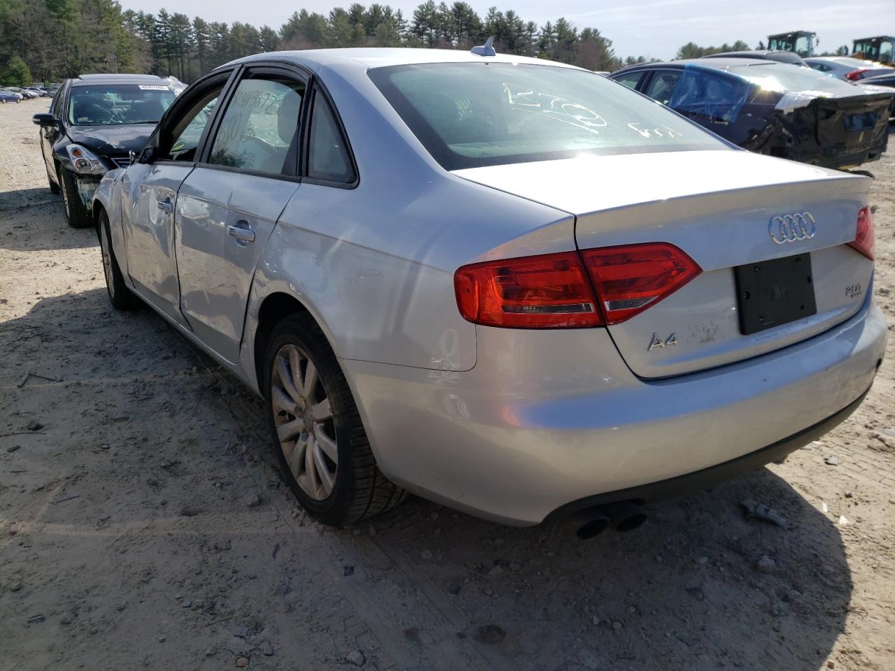 Photo 3 from auction – 2012 AUDI A4 PREMIUM with VIN WAUBFAFL8CN004834