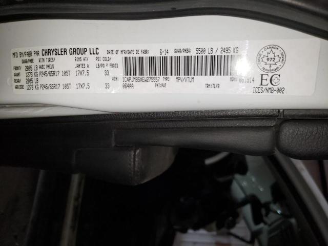 Photo 10 from auction – 2014 JEEP CHEROKEE T with VIN 1C4PJMBSXEW275557