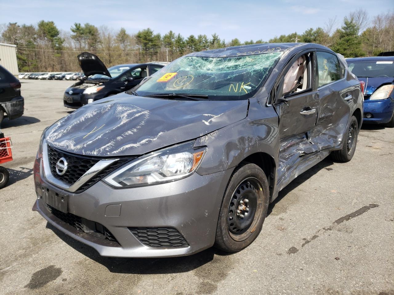 Photo 2 from auction – 2019 NISSAN SENTRA S with VIN 3N1AB7AP1KY360697