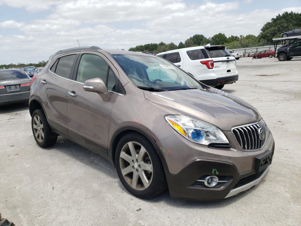BUICK ENCORE 2014 with VIN KL4CJCSB8EB655846 - Photo from auction