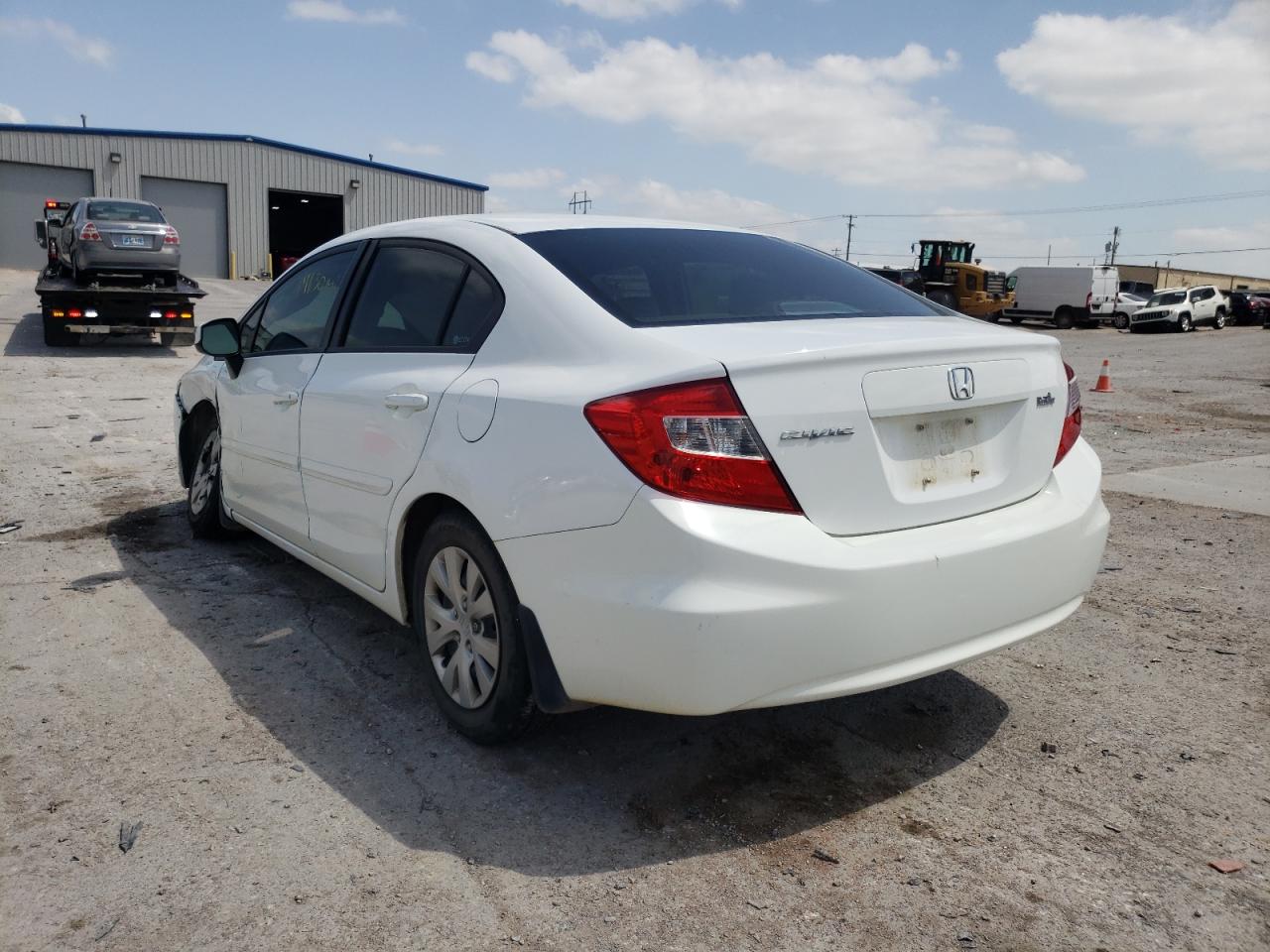 Photo 3 from auction – 2012 HONDA CIVIC LX with VIN 19XFB2F57CE043023
