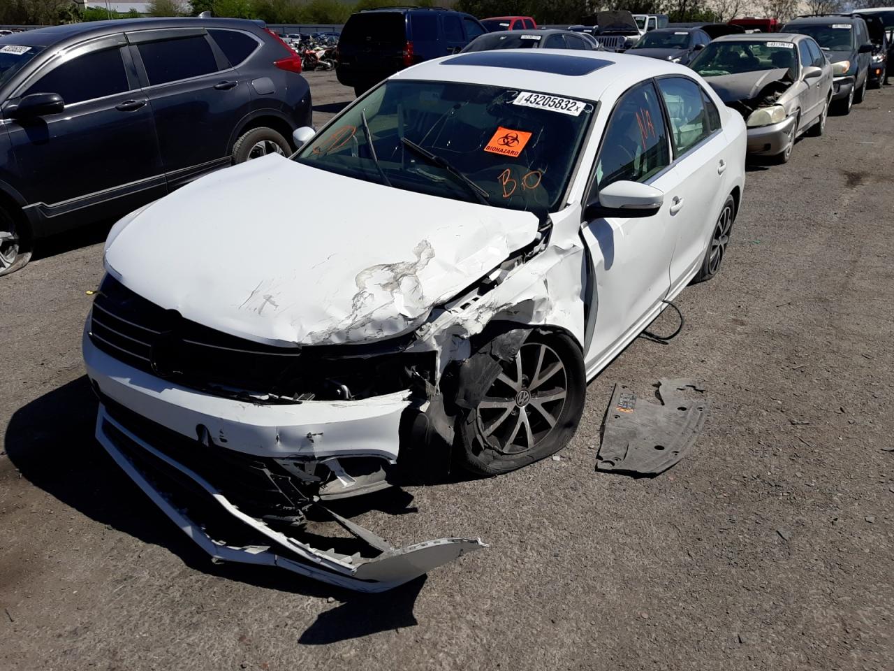 Photo 2 from auction – 2017 VOLKSWAGEN JETTA SE with VIN 3VWDB7AJ6HM218459