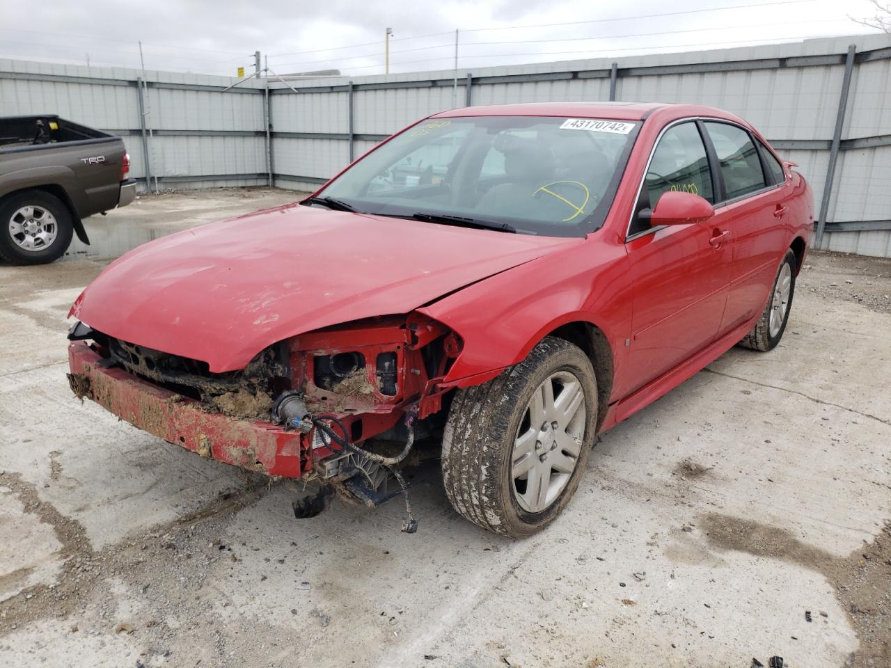Photo 2 from auction – 2009 CHEVROLET IMPALA 2LT with VIN 2G1WC57M691289080